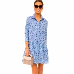 Tuckernuck Hydrangea Hayes Shirt Dress